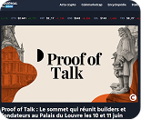 Proof of Talk coverage